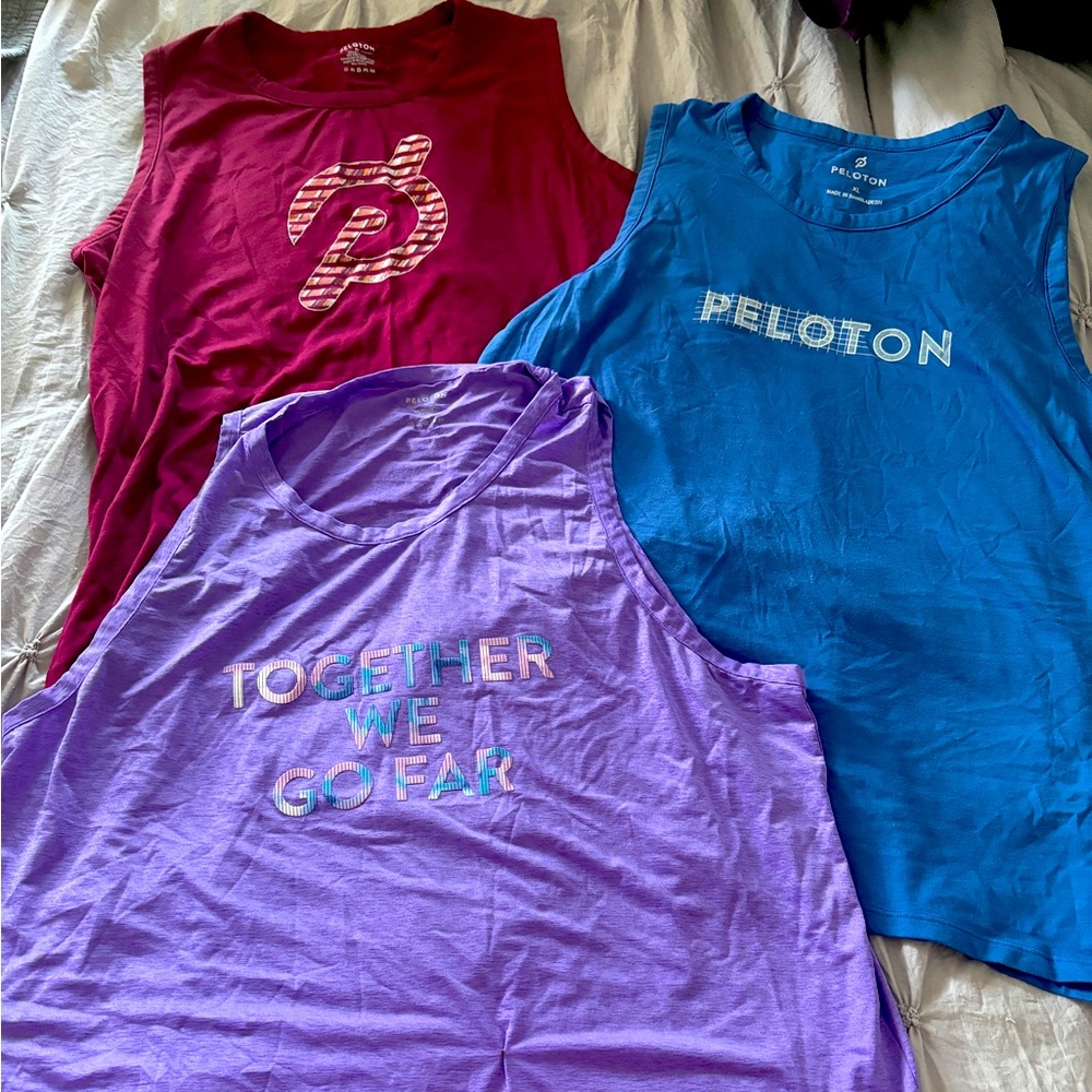 Set of 3 Peloton XL Muscle Tees